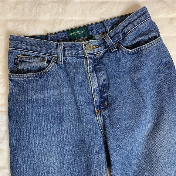 Vintage Ralph Lauren High Waisted Mom Jeans Size 8 - Picture 4 of 8